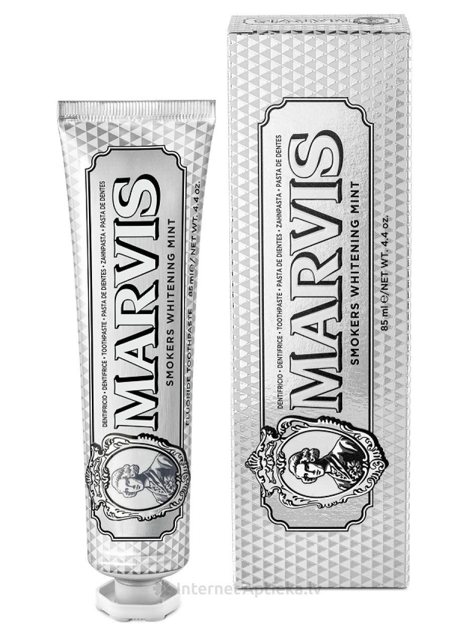 MARVIS balinošā zobu pasta smēķētājiem, 85 ml | internetaptieka.lv