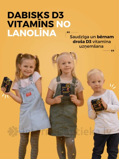 LYL sunD3 KID 1000 SV (250 доз), спрей, 25 мл | internetaptieka.lv