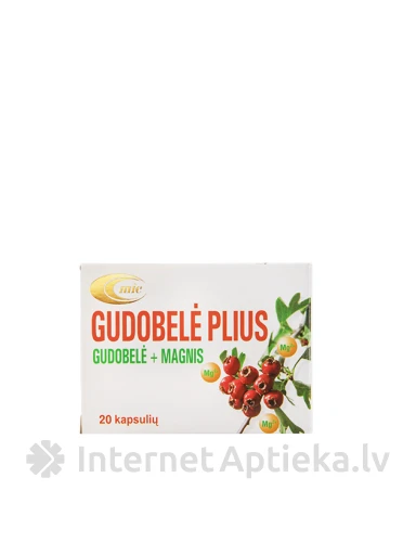 Боярышник плюс, 20 капсул | internetaptieka.lv