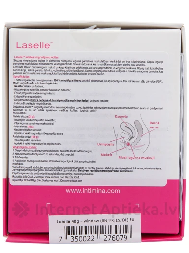 Intimina Laselle vaginālā lodīte 48 g, 1 gab. | internetaptieka.lv