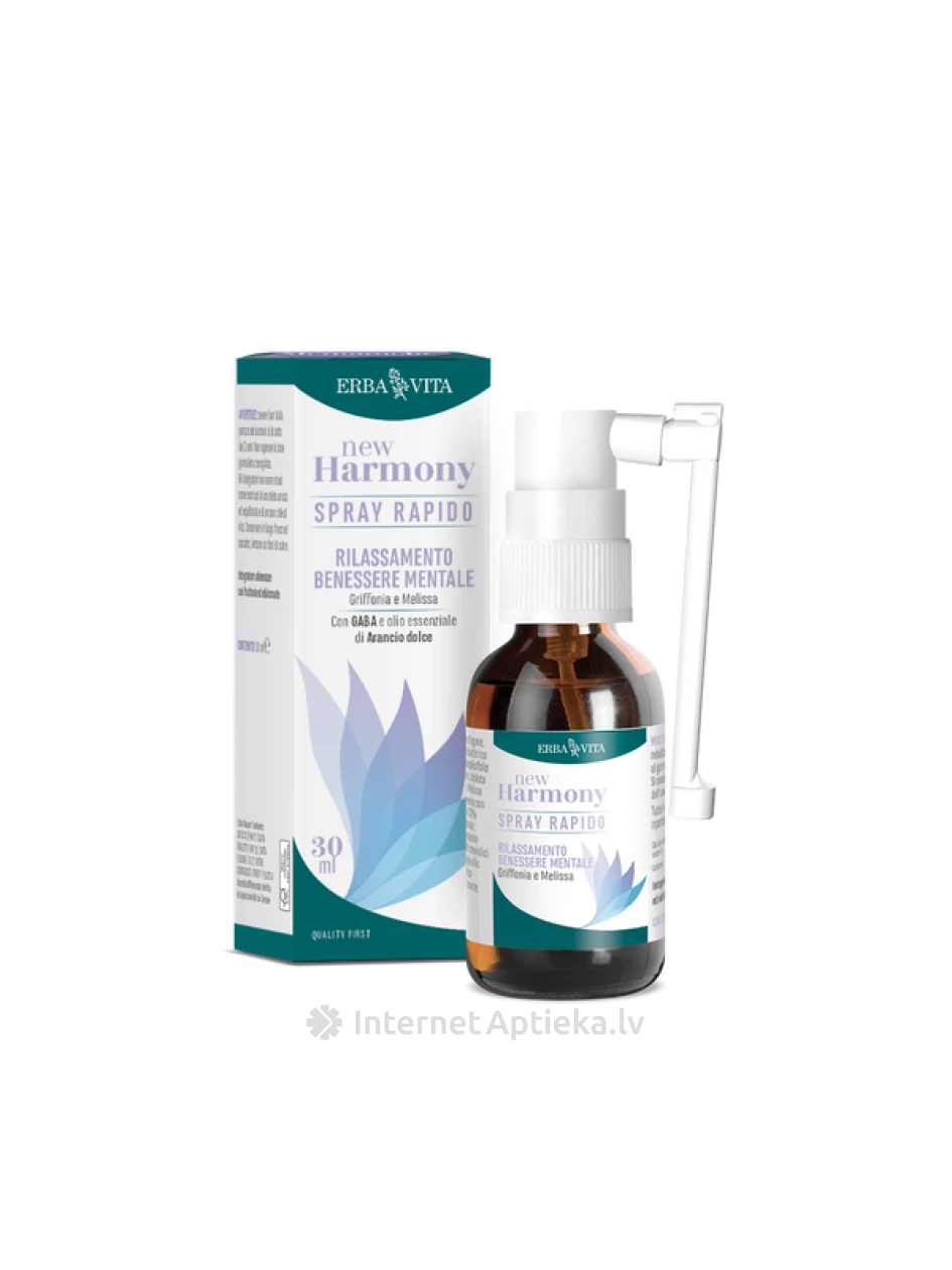 ERBA VITA NEW HARMONY спрей RAPIDO | internetaptieka.lv