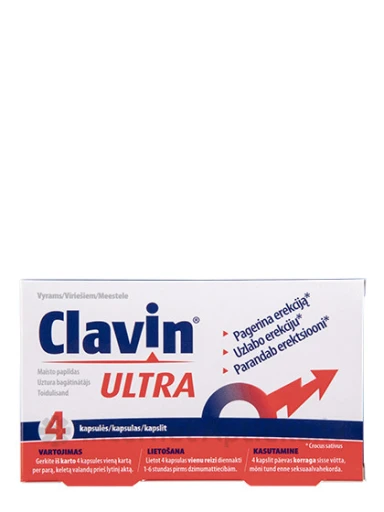 Clavin Ultra, 4 kapsulas | internetaptieka.lv