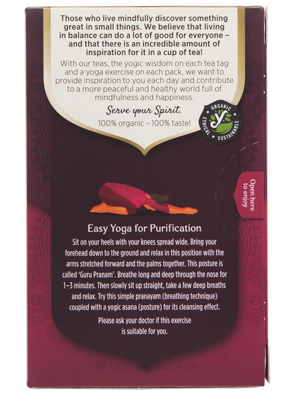 Чай Yogi Detox, 30.6 г | internetaptieka.lv