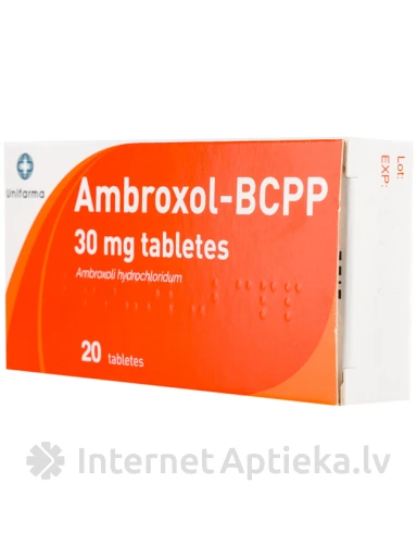 Ambroksool-BCPP 30 mg, 20 tabletti | internetaptieka.lv