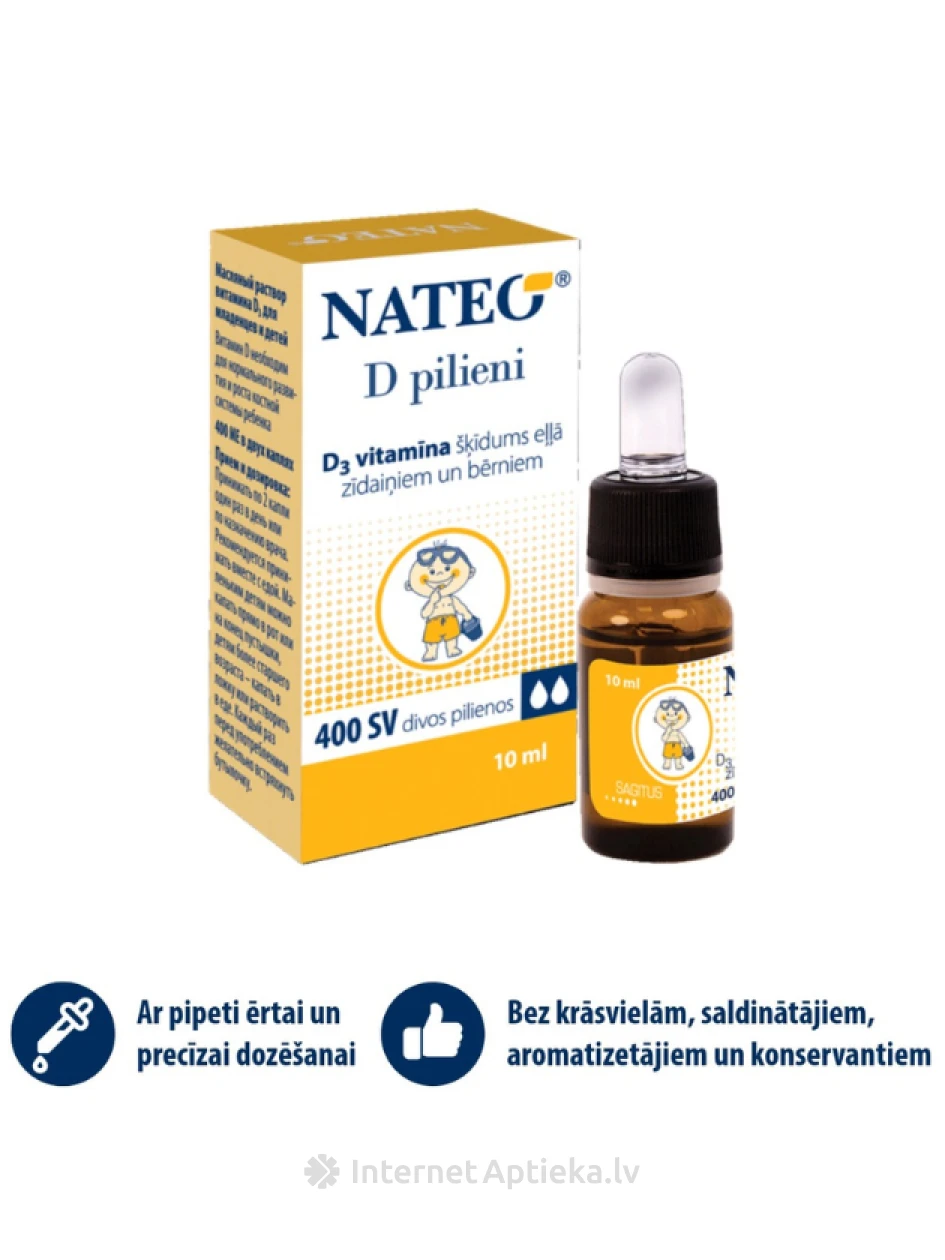 NATEO D tilgad, 10 ml | internetaptieka.lv