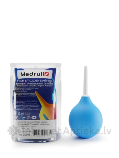 Medrull клизма (спринцовка) с твердым наконечником nr.3, 3 шт. | internetaptieka.lv