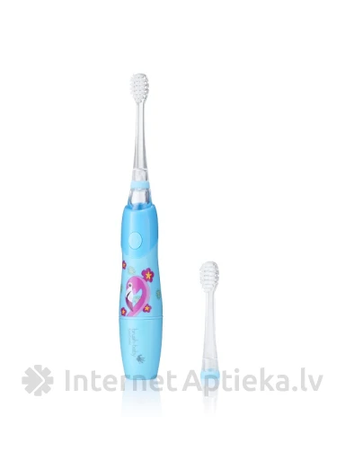 Brush-baby KidzSonic elektriskā zobu birste flamingo 3+, 1 gb. | internetaptieka.lv