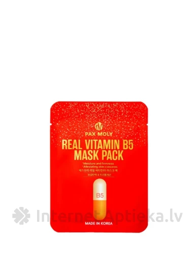 PAX MOLY Maski komplekt Real Vitamin B5, 25 ml | internetaptieka.lv