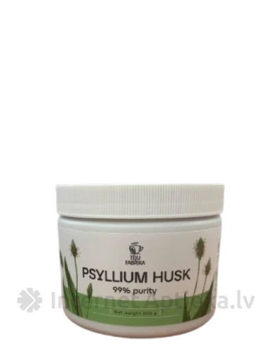 Psyllium HUSK Psilliums ceļteka sēklu mizas pulveris, 200 g | internetaptieka.lv