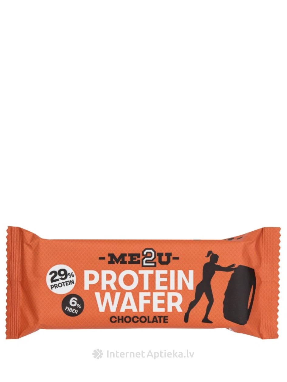 ME2U Protein Wafer Шоколадная протеиновая вафельная плитка, 40 g | internetaptieka.lv