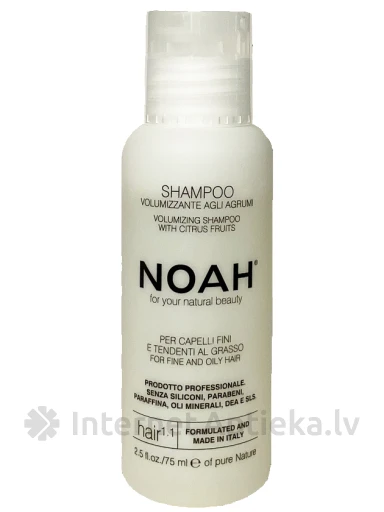 NOAH Šampoon rasustele, peentele juustele, 75 ml | internetaptieka.lv