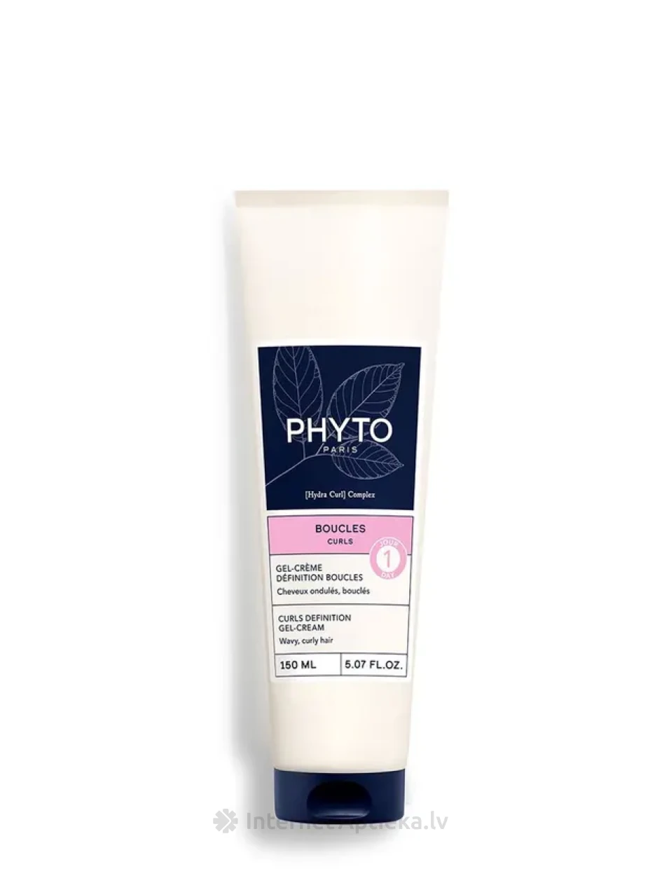PHYTO CURLS DAY1 veidošanas gels-krēms viļņainiem, cirtainiem matiem, 150 ml | internetaptieka.lv