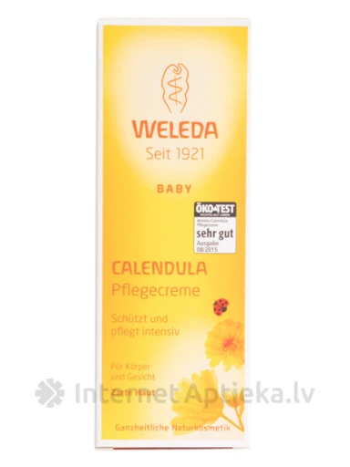 Weleda Kliņģerīšu mitrinošais krēms bērnu ādas kopšanai, 75 ml | internetaptieka.lv