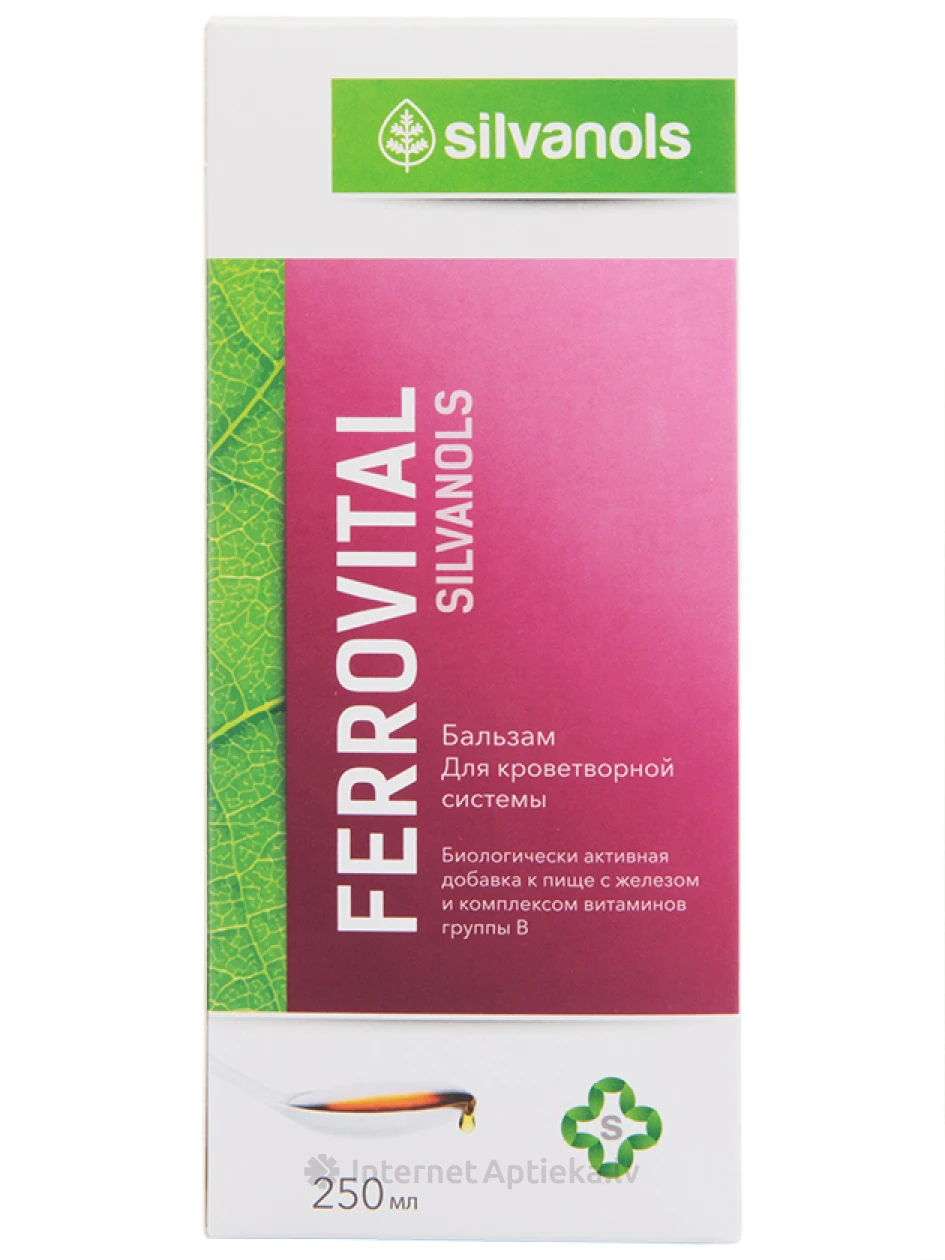 Silvanols Ferrovital palsam, 250 ml | internetaptieka.lv