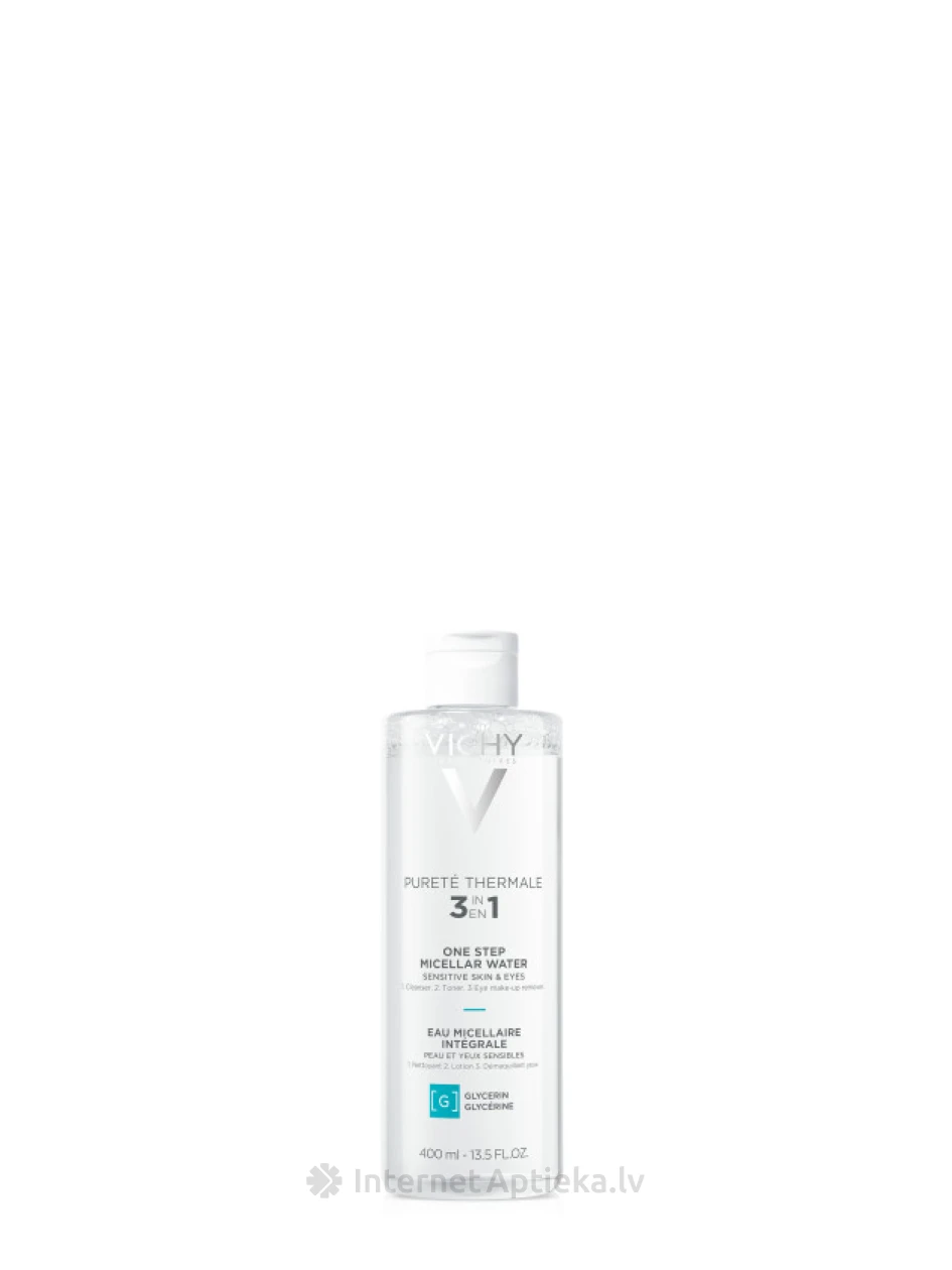 Vichy Pureté Thermale micelārais ūdens jutīgai ādai, 400 ml | internetaptieka.lv