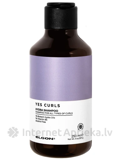 ELGON Yes Curls mitrinošs šampūns cirtainiem matiem, 250 ml | internetaptieka.lv
