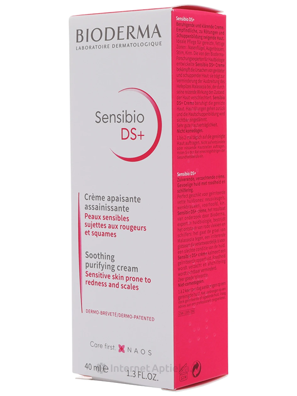 Bioderma Sensibio DS+ rahustav puhastav kreem, 40 ml | internetaptieka.lv