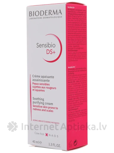 Bioderma Sensibio DS+ Крем, 40 мл | internetaptieka.lv
