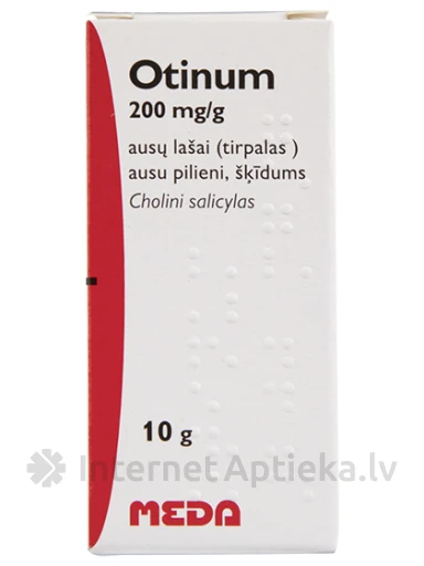 Otinum 20% ausu pilieni, 10 ml | internetaptieka.lv