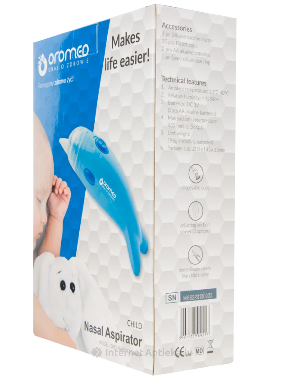 Oromed ninaaspiraatori ORO beebile, 1 tk. | internetaptieka.lv