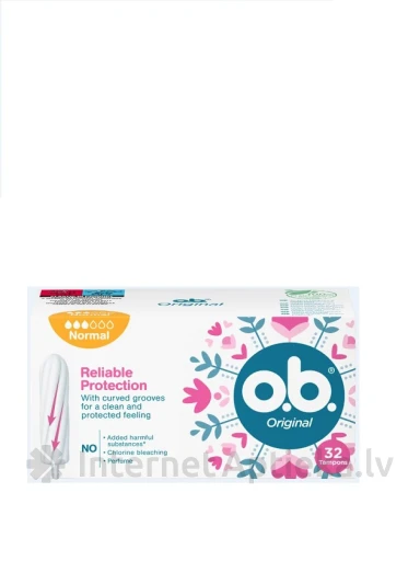 O.B. ProComfort Normal тампоны, 32 шт. | internetaptieka.lv