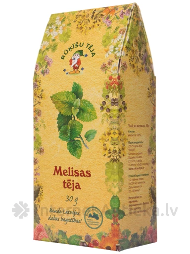Rūķīšu Melisas tēja, 30 g | internetaptieka.lv