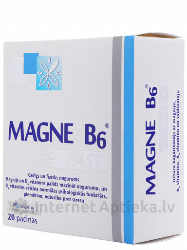 Magne B6 Fast магний B6 150 Mg 20 пакетов