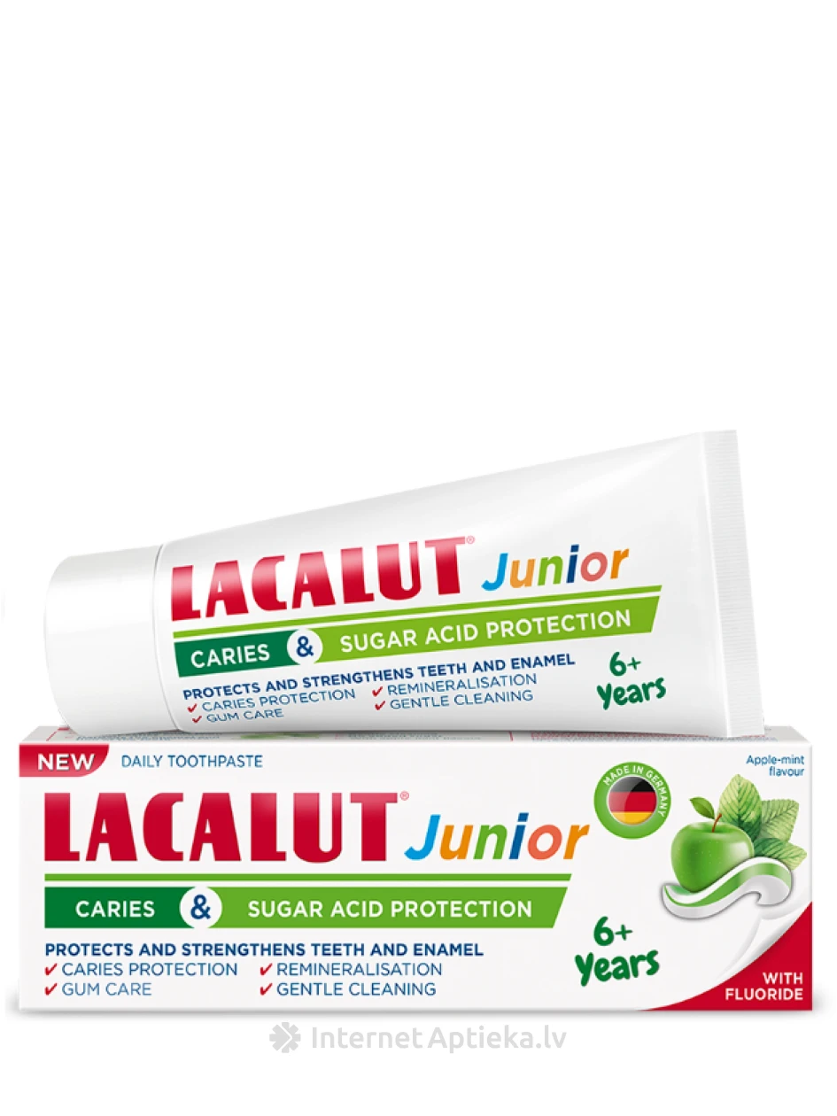 Lacalut Junior 6+ zobu pasta, 55 ml | internetaptieka.lv