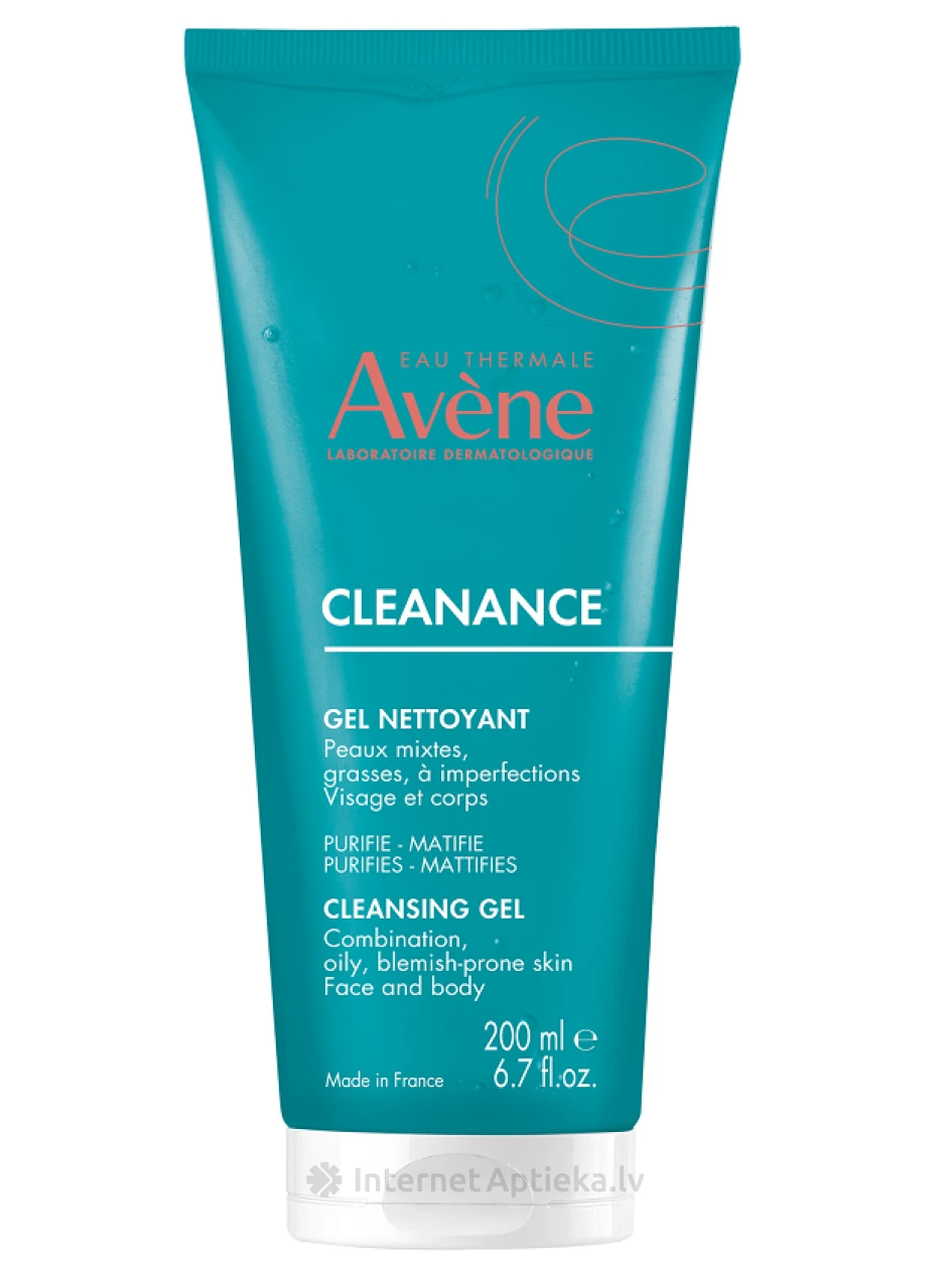 AVENE Cleanance cleansing gels, 200 ml | internetaptieka.lv