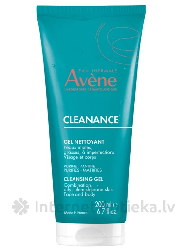 AVENE Cleanance cleansing gels, 200 ml | internetaptieka.lv