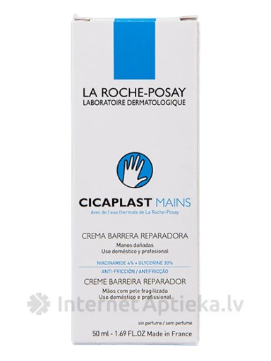La Roche Posay Cicaplast atjaunojošs krēms rokām, 50 ml | internetaptieka.lv