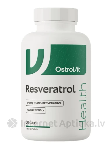 OstroVit Resveratrol VEGE капсулы, 60 шт. | internetaptieka.lv