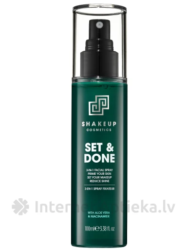 SHAKEUP Cosmetics SET & DONE 3in1 sejas aerosols, 100 ml | internetaptieka.lv