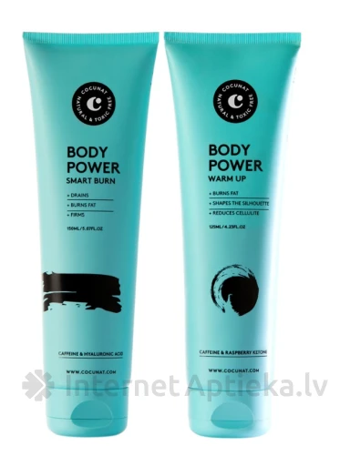 Cocunat Body Power Set Smart Burn + Warm Up komplekts, 150 ml+125 ml | internetaptieka.lv