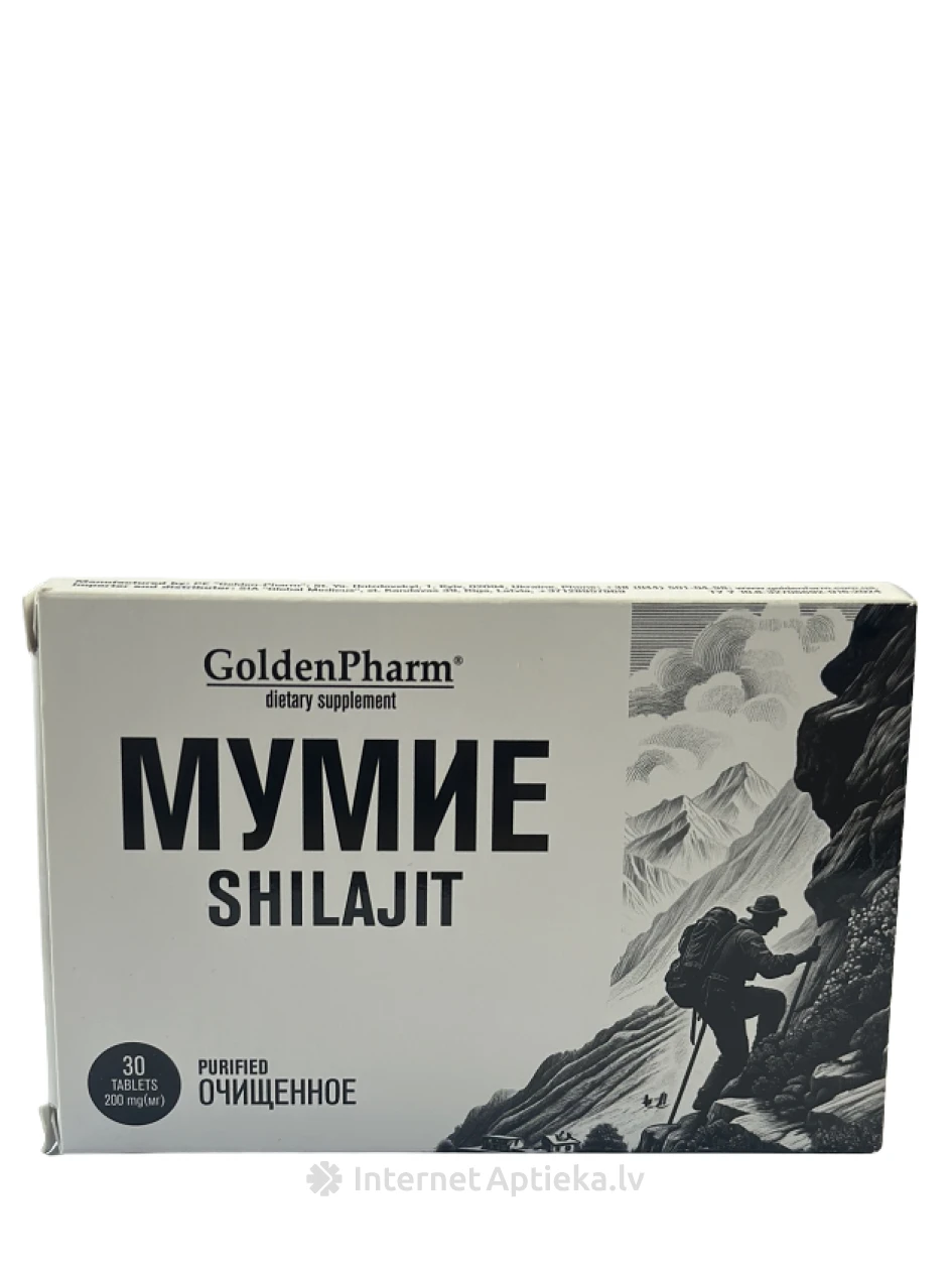 MUMIJO/ SHILAJIT, 30 tabletti | internetaptieka.lv