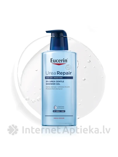Eucerin® UreaRepair нежный гель для душа с 5% Urea, 400 мл | internetaptieka.lv