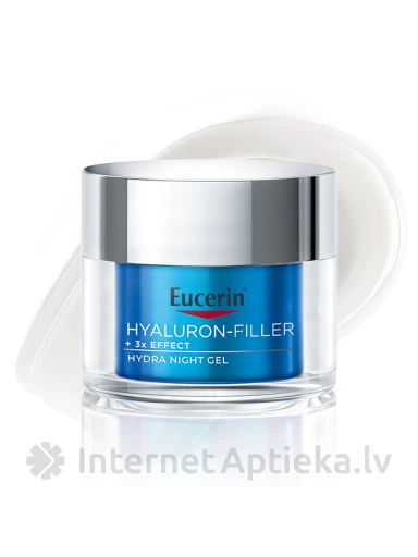 Eucerin Hyaluron-Filler nakts gēlkrēms ar trīskāršu efektu, 50 ml | internetaptieka.lv