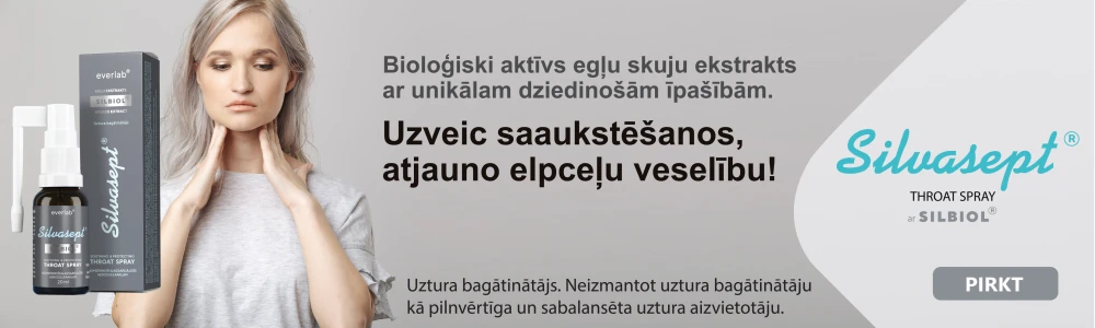 Sezonas bieds – iekaisis un kņudošs kakls – kā rīkoties, paļaujies uz Silvasept® Spray ar Silbiol?