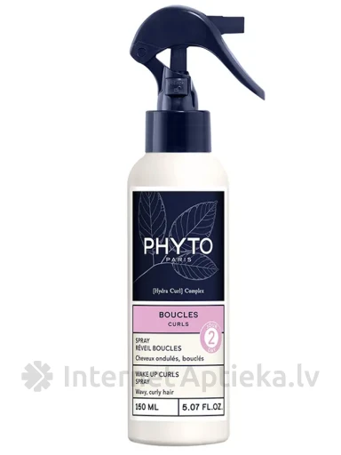 PHYTO CURLS WAKE UP DAY2 спрей для вьющихся волос, 150 мл | internetaptieka.lv