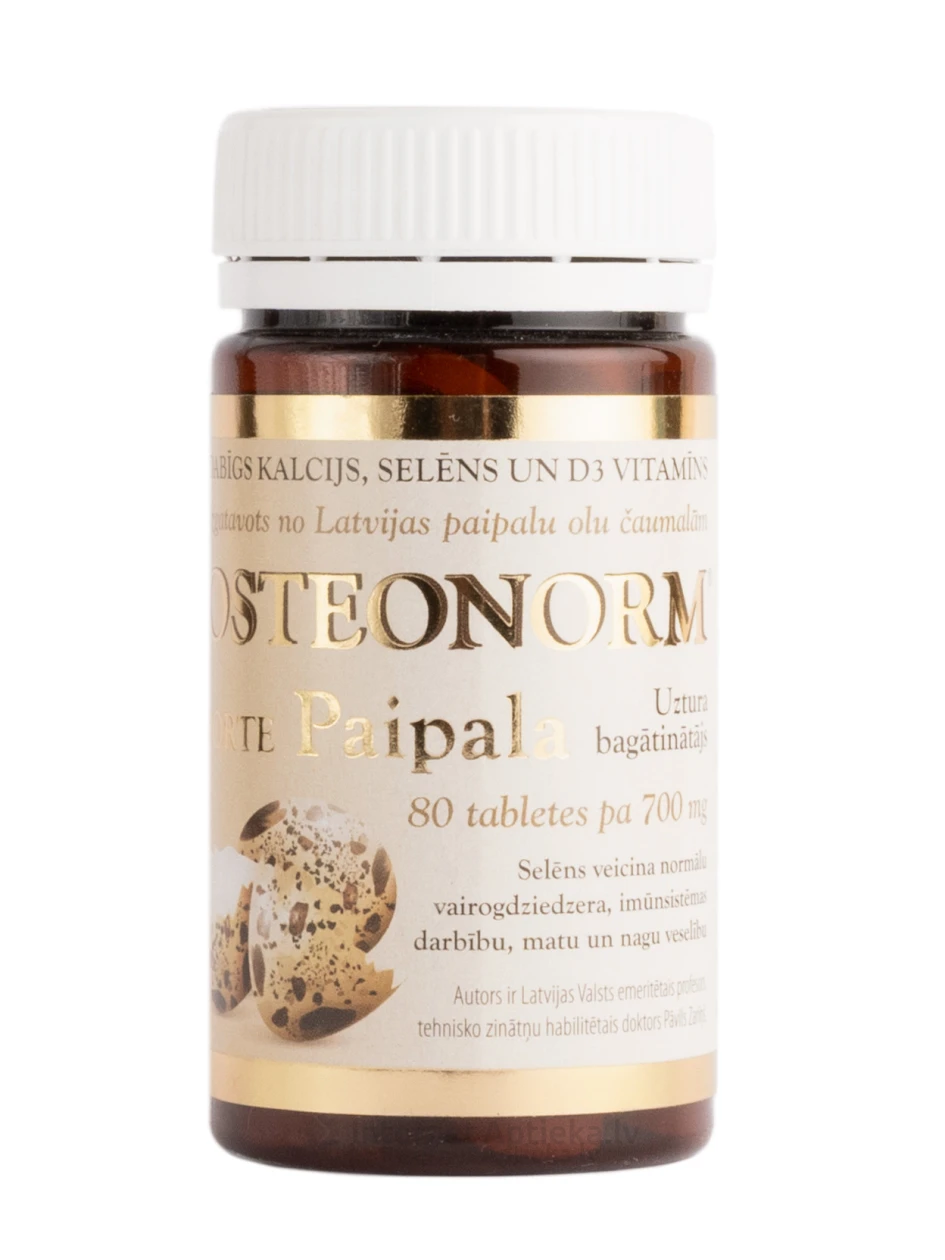 Osteonorm Forte Paipala 700 mg, 80 tabletes | internetaptieka.lv