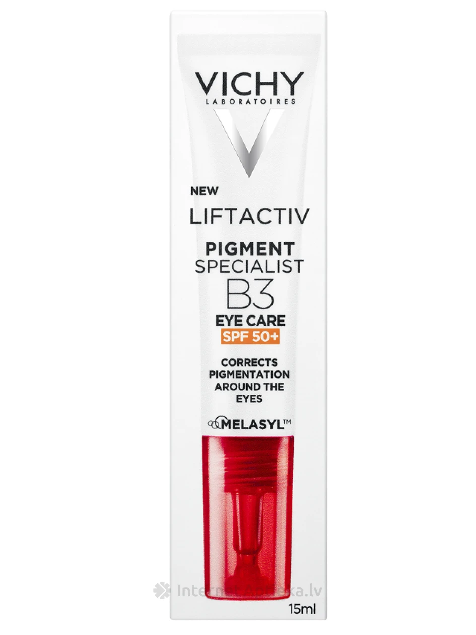 Vichy Liftactiv Pigment Specialist B3 SPF50+ krēms ādai ap acīm, 15 ml | internetaptieka.lv