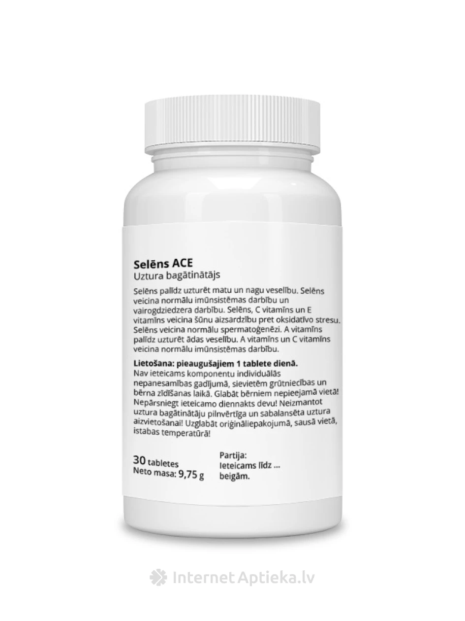 Seleen ACE tabletti, 30 tk. | internetaptieka.lv
