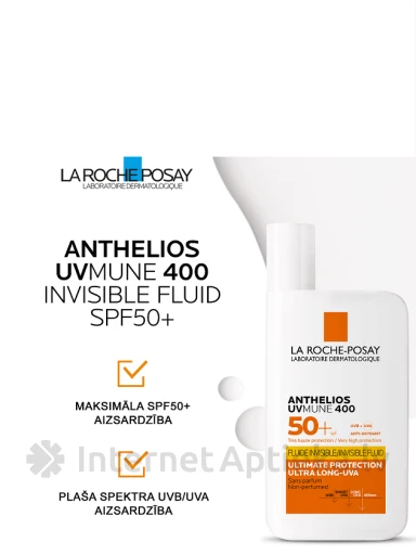 La Roche-Posay Anthelios SPF50+ солнцезащитное средство, 50 мл | internetaptieka.lv