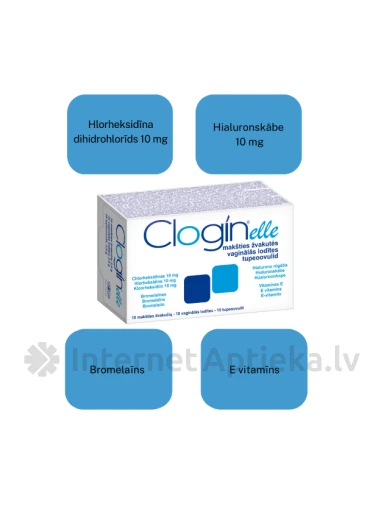 Clogin elle vaginālās lodītes, 10 gb. | internetaptieka.lv