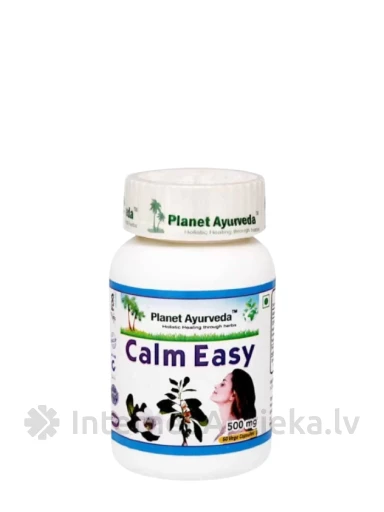 Planet Ayurveda® Calm Easy Organic, 60 капсул | internetaptieka.lv