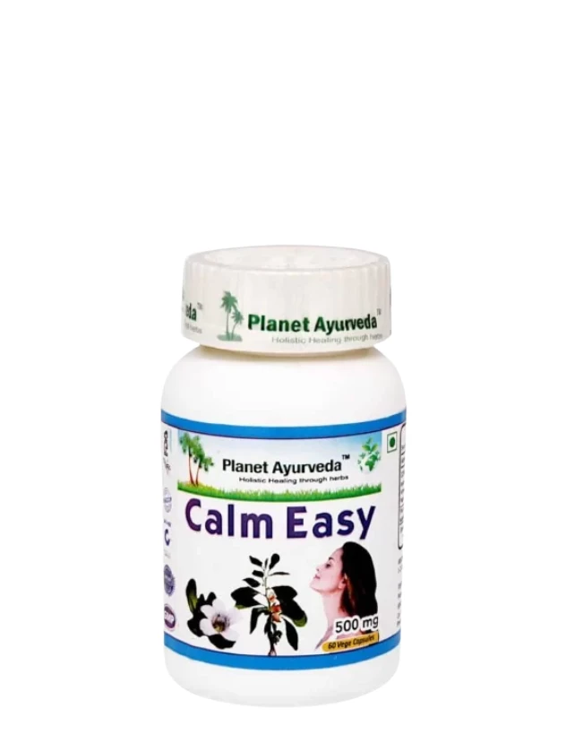 Planet Ayurveda Calm Easy Organic kapsulas, 60 gab.