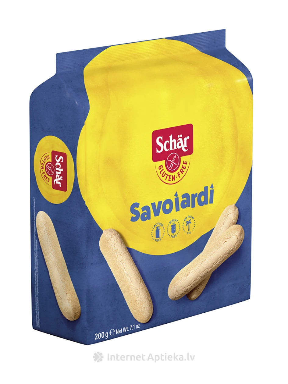 Schär Savoiardi безглютеновое печенье «Дамские пальчики», 200 г | internetaptieka.lv