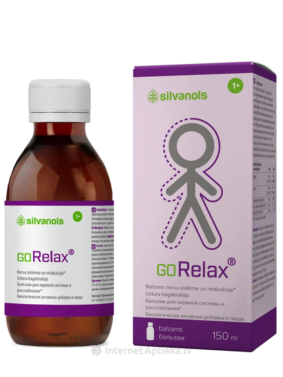 Silvanols GoRelax, 150 мл | internetaptieka.lv