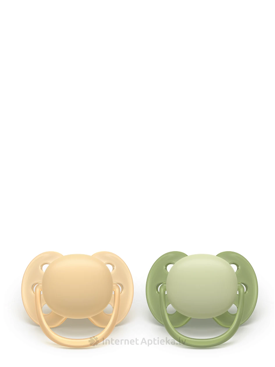 Philips Avent Ultra Soft Соска-пустышка 6-18 мес., 2 шт. | internetaptieka.lv