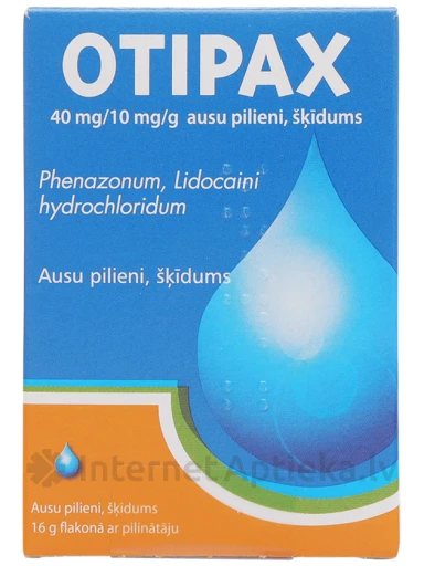 Otipax ausu pilieni, 16 g | internetaptieka.lv